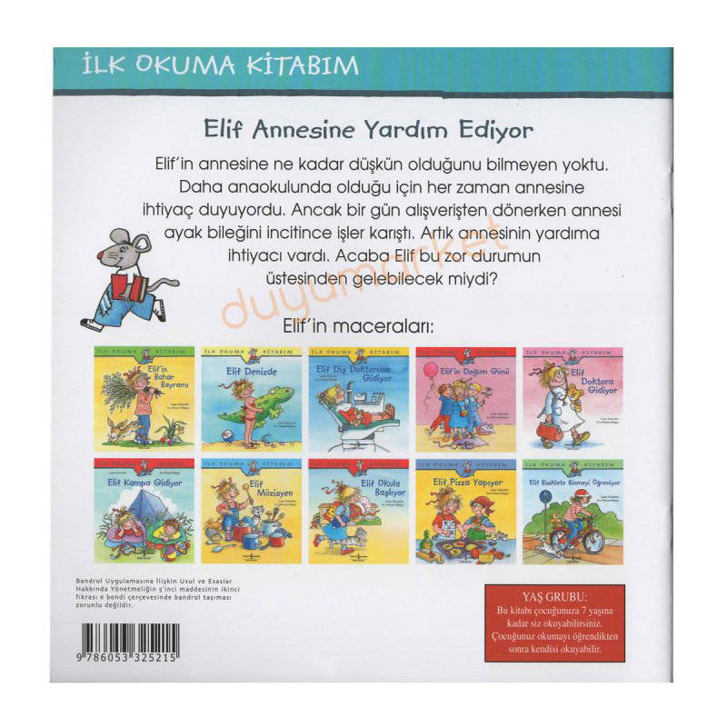 Elif Annesine Yardım Ediyor - İlk Okuma Kitabım
