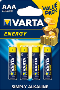 Varta Energy Alkalin Aaa 4 Adet Pil