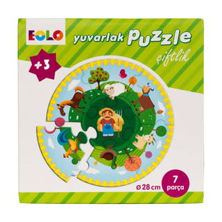 Duyumarket Eolo Yuvarlak Puzzle Çiftlik Yaş 3+