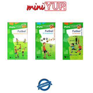 Mini Yup 5-6 Yaş Görsel Ve Matematiksel Zeka Geliştirme-futbol Kitapları( 3 Kitap )