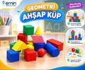 Geometri Ahşap Küp - Em5051