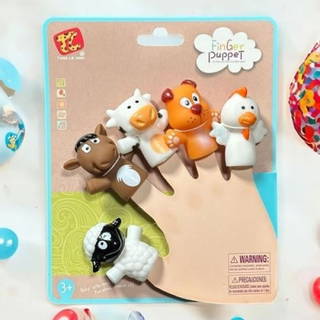 Duyumarket Hayvanlar Parmak Kukla 5'li Set