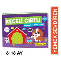 İlk Cırt Cırtlı Keçeli Etkinlik Kitabım - Yemek Sevdiren Kitap