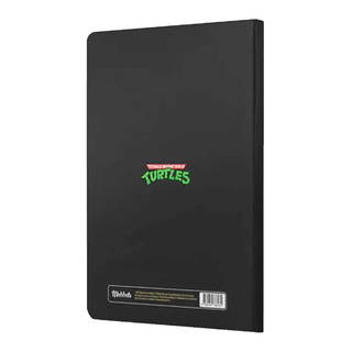 Ninja Turtles Sert Kapak Butik Defter - Çizgili