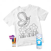 Tişört Boyama - Kelebek - Kalemli (11-12 Yaş)