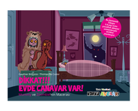 Korku Avcıları Dikkat Evde Canavar Var - Resimli Öykü 3 - 8 Yaş