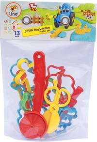 Lino Kalıp Seti Çiftlik Hayvanları-13 Parça