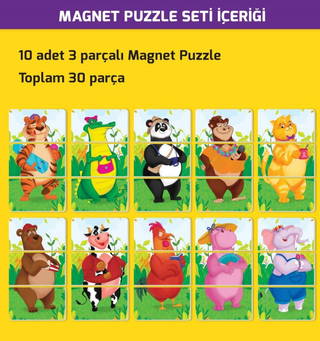 Magnet Puzzle 2+ Yaş