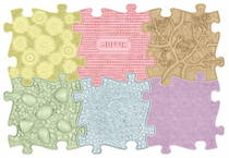 Muffik Ortopedik Duyu Matı - Baby Pastel Set 023-2