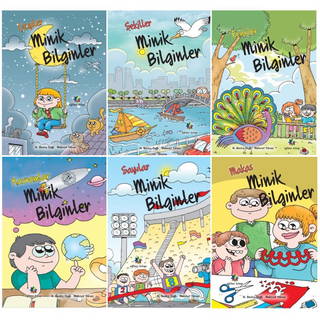 Minik Bilginler 3+ Yaş ( 6 Kitap Eğitim Seti )