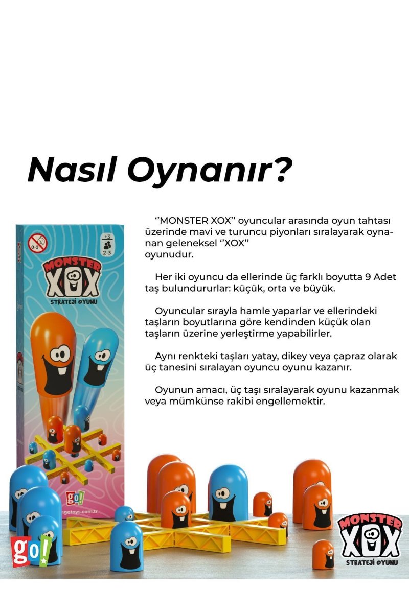 Go Toys Monster Xox Strateji Zeka Oyunu Fiyatı, Yorumları - duyumarket