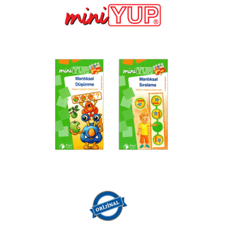 Mini Yup 6-8 Yaş Mantık Oyunları Eğitim Seti (2 Kitap+1 Kontrol Paneli)
