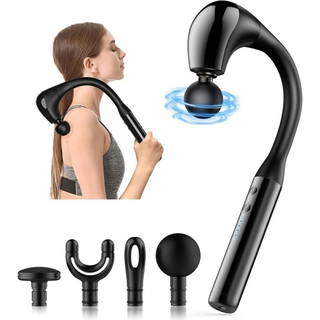 4 Başlıklı Uzun Saplı Ergonomik Masaj Aleti