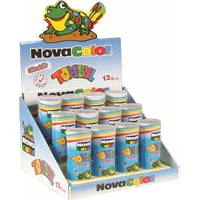 Mum Boya 12 Renk Nova Color - Tombul Teneke Kutu