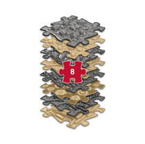 Muffik Ortopedik Duyu Matı - Natural Set 065