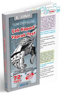 6. Sınıf Tüm Dersler Çek Kopart Yaprak Test