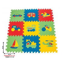 Eğitici Yer Karosu Taşıtlar 7 Mm 33x33 Cm
