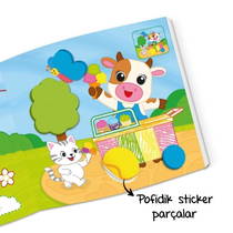 Yükselen Zeka Pofidik Sticker Kitabım - İlk Yumuşacık Sticker Kitabı