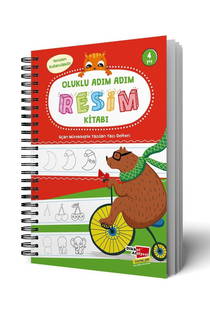 Dikkat Atölyesi Oluklu Adım Adım Resim Kitabı - Sihirli Uçan Mürekkepli Kalemli