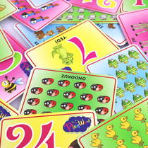 Playwood Eğitici Resimli Bilgi Kartı - Rakam Eşleme