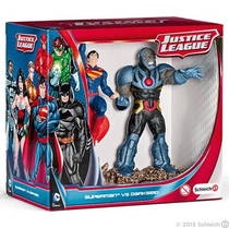 Schleich Superman vs Darkseid Scenery Pack Figür Seti