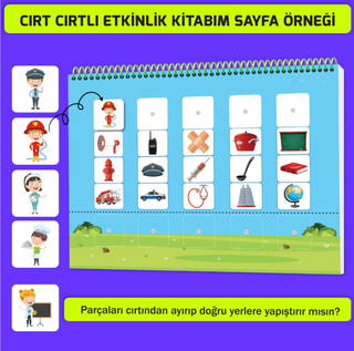 Konuşma Ve Dikkati Geliştiren Cırt Cırtlı Etkinlik Kitabım 16-24 Ay