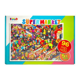 Eolo 96 Parça Puzzle - Süpermarket