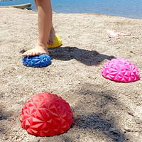 Tırtıklı Yarım Daire Denge Topu 4 Lü Set