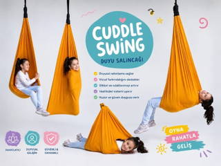 Cuddle Swing Turuncu ( Sarılan Duyu Salıncağı) - Orijinal Sandy Kumaş