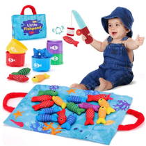 Sünger Balıkçı Montessori Oyunu – 22 Parça Balık Tutma Seti