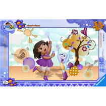 15 Parça  Kenar Çerçeveli Puzzle Dora