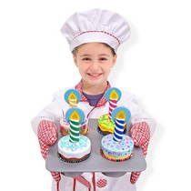 Melissa & Doug Ahşap Cupcake Seti
