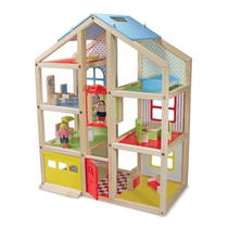 Melissa & Doug Ahşap Mobilyalı Ev