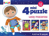 4 Mini Puzzle - Uzay Macerası