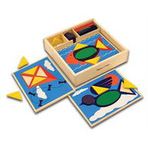 Melissa & Doug Ahşap Şekil Bulmaca