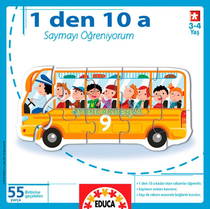 Educa 1 den 10 a Saymayı Öğreniyorum