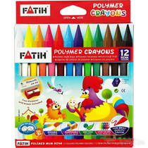 Fatih 12 Renk Uzun Crayon (Mum Boya)