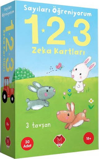 Sayıları Öğreniyorum 1-2-3 Zeka Kartları