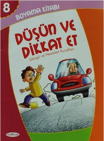 Boyama Kitabı 8 Düşün ve Dikkat Et