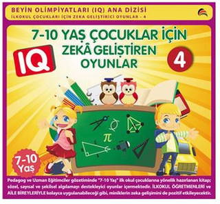 7-10 Yaş Çocuklar İçin Zeka Geliştiren Oyunlar Seti 4 Kitap