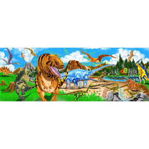 Melissa & Doug Dev Yer Yapbozu - Dinozor Dünyası (48 Parça)