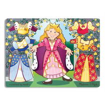 Melissa & Doug Ahşap Değiş Tokuş Yapboz - Prenses