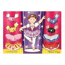 Melissa & Doug Ahşap Değiş Tokuş Yapboz - Balerin