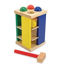 Melissa & Doug Ahşap Kule - Çak Ve Yuvarla
