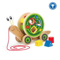 Hape Ahşap İp Çekmeli Salyangoz