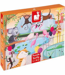 Janod Puzzle - Hayvanat Bahçesinde Bir Gün 20 Parça