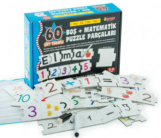 Yaz Sil Boş Ve Matematik Puzzle Parçaları