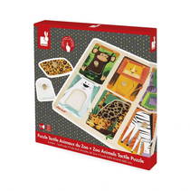 Janod Tactile Puzzle - Hayvanlar