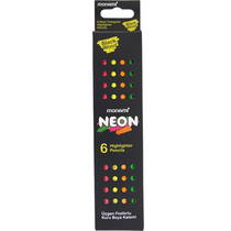 Monami Neon Fosforlu Kuruboya 6'lı