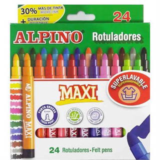 Alpino Ar-07 Keçeli Kalem Maxi 24 Adet